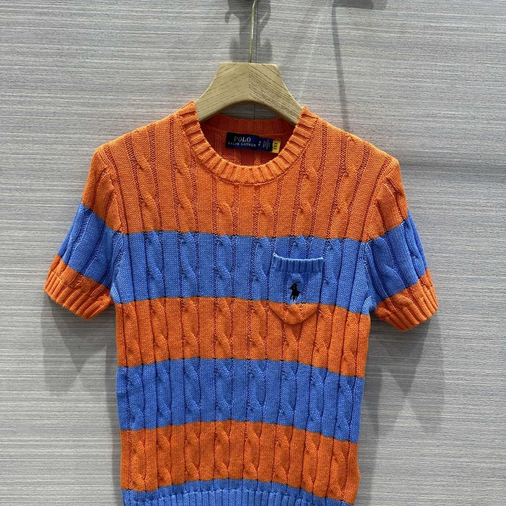 Ralph Lauren Twisted Cable Knit Cotton Sweater